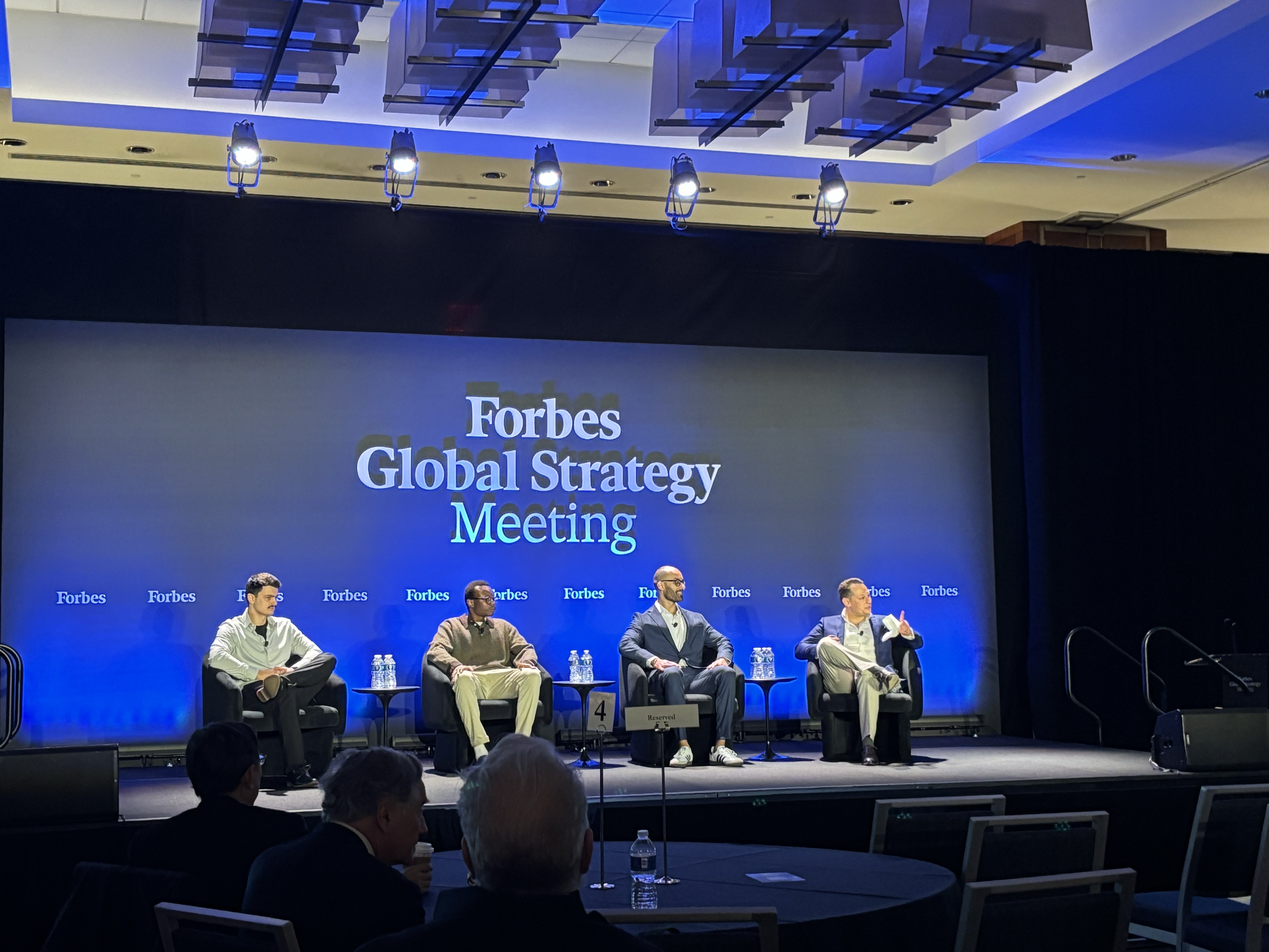 Speaking at the Forbes Global Strategy Meeting.